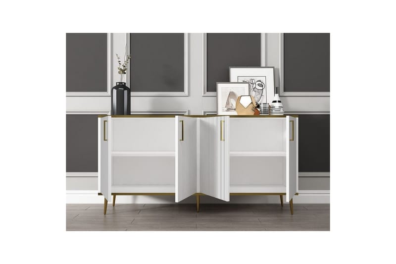 Lacus Konsollbord 150 cm - Hvit - Møbler - Bord - Avlastningsbord - Gangbord