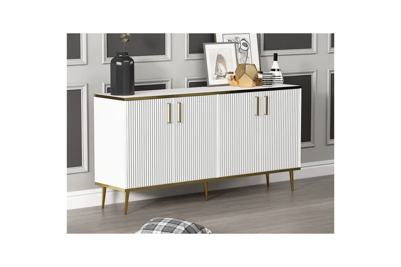 Lacus Konsollbord 150 cm - Hvit - Møbler - Bord - Avlastningsbord - Gangbord