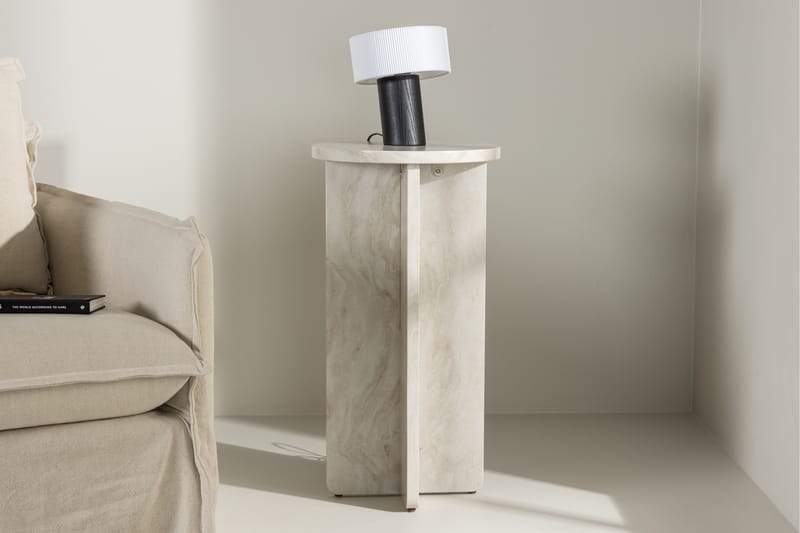 Ålesund Sidebord 50 cm Beige - Venture Home - Lampebord & sidebord - Brettbord og småbord