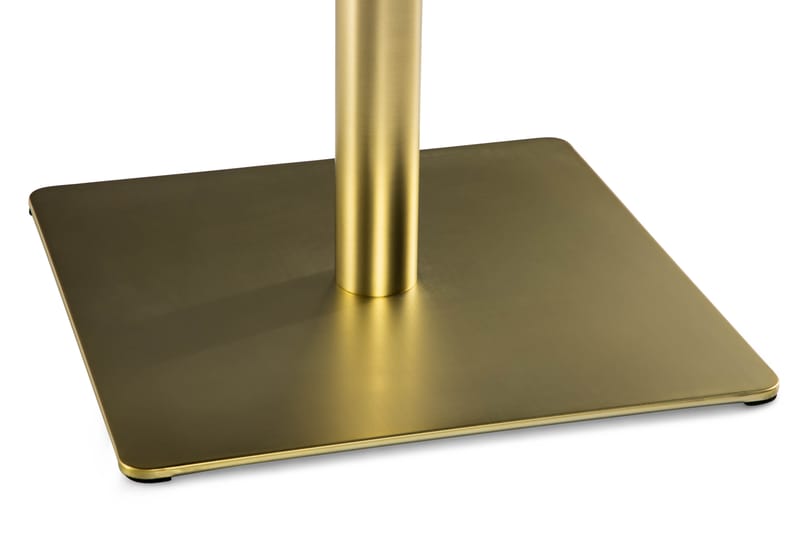 Alinda Sidebord 75 cm - Glass/Svart/Messing - Møbler - Bord - Avlastningsbord - Lampebord & sidebord