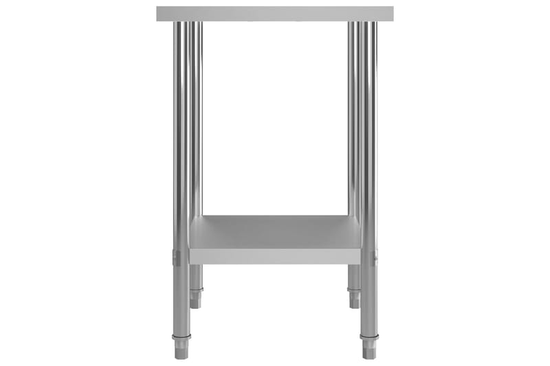 Arbeidsbord for kjøkken 60x60x85 cm rustfritt stål - Møbler - Bord - Avlastningsbord - Lampebord & sidebord