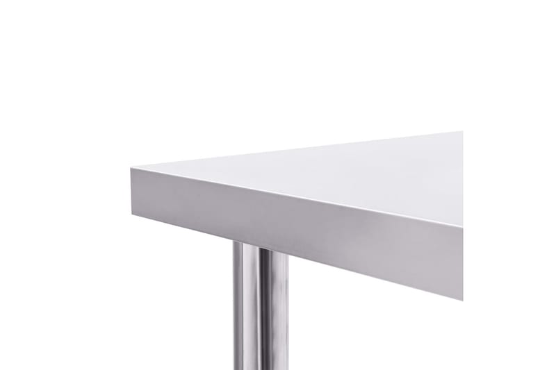 Arbeidsbord for kjøkken 60x60x85 cm rustfritt stål - Møbler - Bord - Avlastningsbord - Lampebord & sidebord