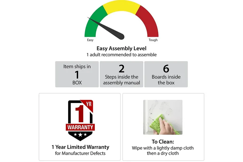 AtHena Sidebord 55 cm Marmorlook/Svart - Novogratz - Møbler - Bord - Avlastningsbord - Lampebord & sidebord