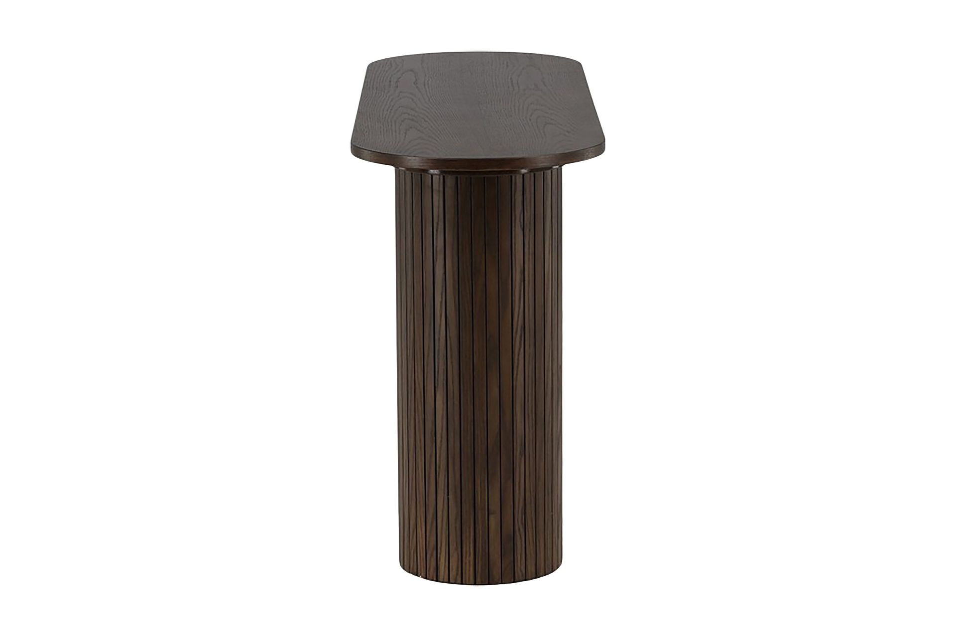 Bianca Sidebord 130x40x72 cm Oval - Brun