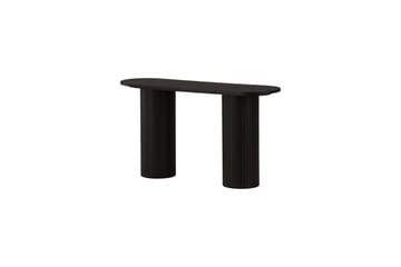 Bianca Sidebord 130x40x72 cm Oval - Sort - Møbler - Bord - Avlastningsbord - Lampebord & sidebord