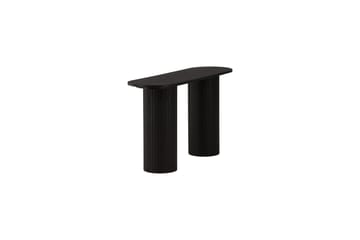 Bianca Sidebord 130x40x72 cm Oval - Sort - Møbler - Bord - Avlastningsbord - Lampebord & sidebord