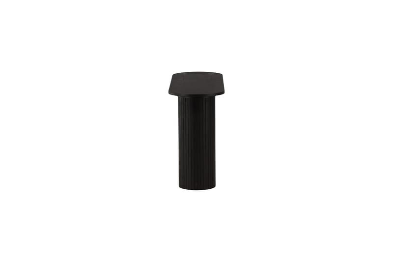 Bianca Sidebord 130x40x72 cm Oval - Sort - Møbler - Bord - Avlastningsbord - Lampebord & sidebord