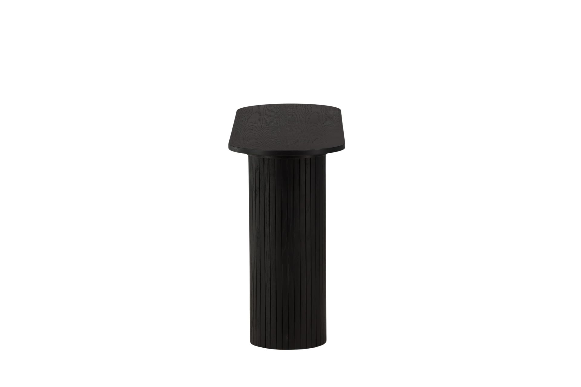 Bianca Sidebord 130x40x72 cm Oval - Sort - Møbler - Bord - Avlastningsbord - Lampebord & sidebord