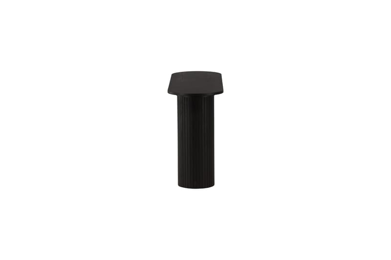Bianca Sidebord 130x40x72 cm Oval - Sort - Møbler - Bord - Avlastningsbord - Lampebord & sidebord