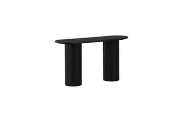 Bianca Sidebord 130x40x72 cm Oval - Sort - Møbler - Bord - Avlastningsbord - Lampebord & sidebord