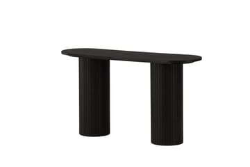 Bianca Sidebord 130x40x72 cm Oval - Sort - Møbler - Bord - Avlastningsbord - Lampebord & sidebord