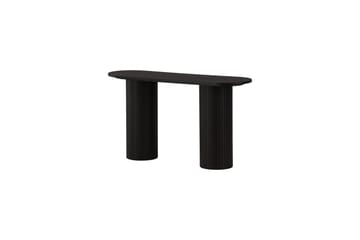 Bianca Sidebord 130x40x72 cm Oval - Sort - Møbler - Bord - Avlastningsbord - Lampebord & sidebord