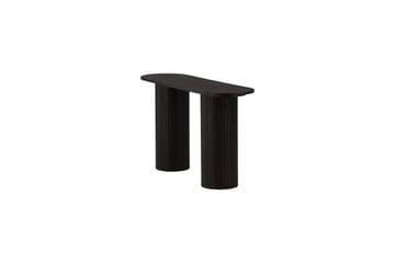 Bianca Sidebord 130x40x72 cm Oval - Sort - Møbler - Bord - Avlastningsbord - Lampebord & sidebord
