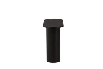 Bianca Sidebord 130x40x72 cm Oval - Sort - Møbler - Bord - Avlastningsbord - Lampebord & sidebord