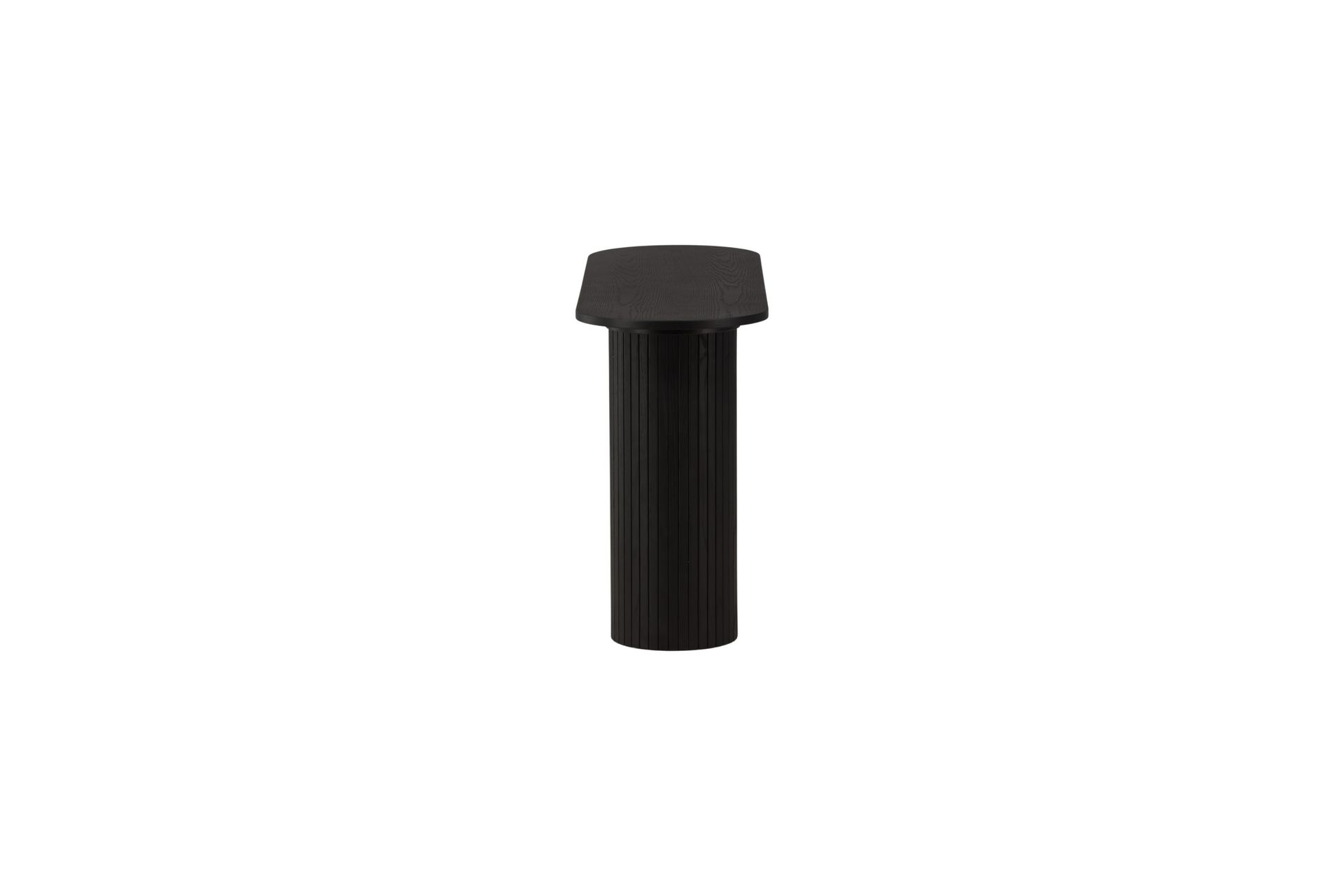 Bianca Sidebord 130x40x72 cm Oval - Sort - Møbler - Bord - Avlastningsbord - Lampebord & sidebord