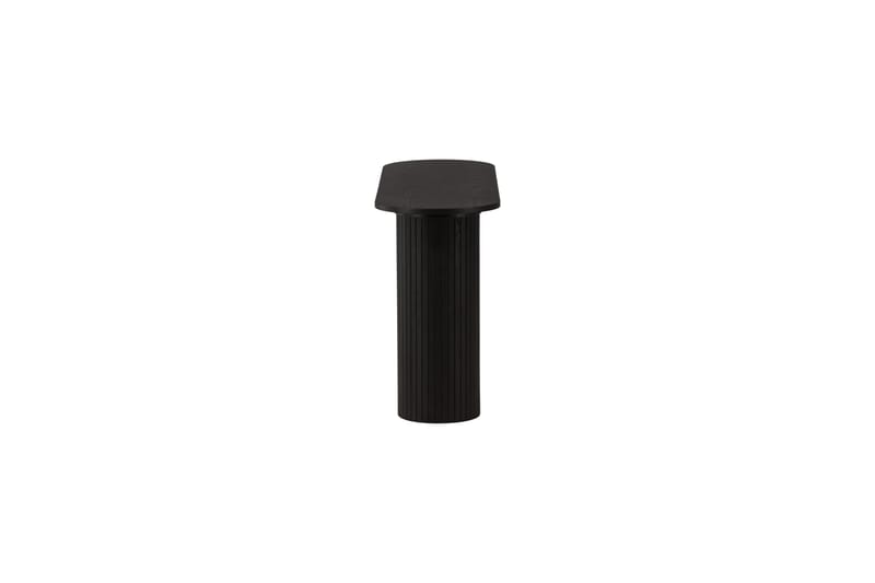 Bianca Sidebord 130x40x72 cm Oval - Sort - Møbler - Bord - Avlastningsbord - Lampebord & sidebord