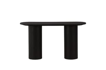 Bianca Sidebord 130x40x72 cm Oval - Sort - Møbler - Bord - Avlastningsbord - Lampebord & sidebord