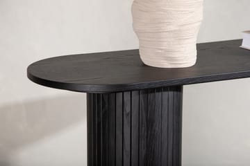 Bianca Sidebord 130x40x72 cm Oval - Sort - Møbler - Bord - Avlastningsbord - Lampebord & sidebord