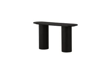 Bianca Sidebord 130x40x72 cm Oval - Sort - Møbler - Bord - Avlastningsbord - Lampebord & sidebord