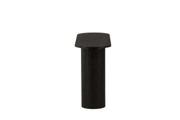 Bianca Sidebord 130x40x72 cm Oval - Sort - Møbler - Bord - Avlastningsbord - Lampebord & sidebord