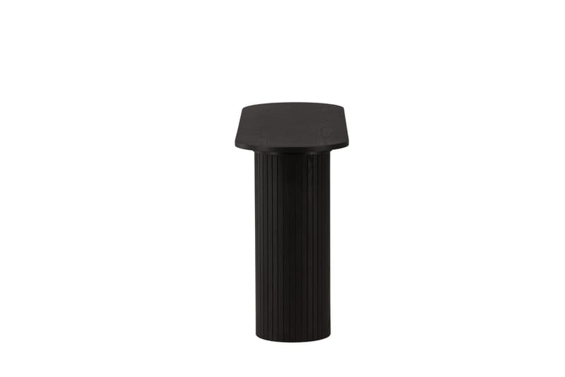 Bianca Sidebord 130x40x72 cm Oval - Sort - Møbler - Bord - Avlastningsbord - Lampebord & sidebord