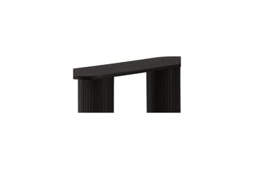 Bianca Sidebord 130x40x72 cm Oval - Sort - Møbler - Bord - Avlastningsbord - Lampebord & sidebord