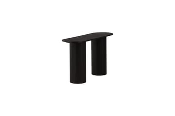 Bianca Sidebord 130x40x72 cm Oval - Sort - Møbler - Bord - Avlastningsbord - Lampebord & sidebord