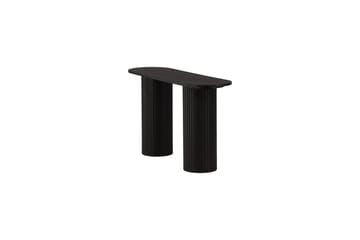 Bianca Sidebord 130x40x72 cm Oval - Sort - Møbler - Bord - Avlastningsbord - Lampebord & sidebord