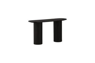 Bianca Sidebord 130x40x72 cm Oval - Sort - Møbler - Bord - Avlastningsbord - Lampebord & sidebord