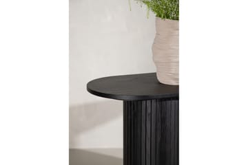 Bianca Sidebord 130x40x72 cm Oval - Sort - Møbler - Bord - Avlastningsbord - Lampebord & sidebord