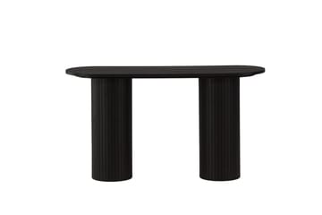 Bianca Sidebord 130x40x72 cm Oval - Sort - Møbler - Bord - Avlastningsbord - Lampebord & sidebord