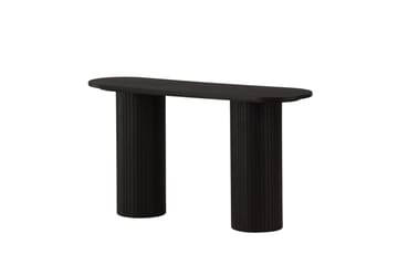 Bianca Sidebord 130x40x72 cm Oval - Sort - Møbler - Bord - Avlastningsbord - Lampebord & sidebord