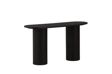 Bianca Sidebord 130x40x72 cm Oval - Sort - Møbler - Bord - Avlastningsbord - Lampebord & sidebord