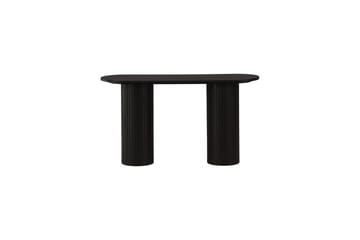 Bianca Sidebord 130x40x72 cm Oval - Sort - Møbler - Bord - Avlastningsbord - Lampebord & sidebord