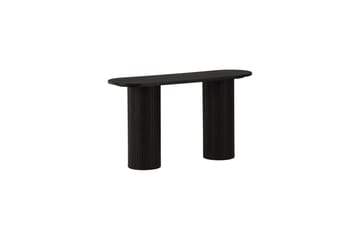 Bianca Sidebord 130x40x72 cm Oval - Sort - Møbler - Bord - Avlastningsbord - Lampebord & sidebord
