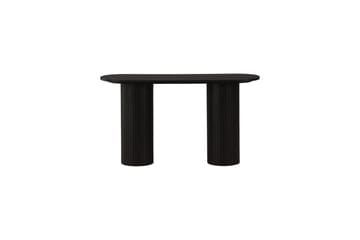 Bianca Sidebord 130x40x72 cm Oval - Sort - Møbler - Bord - Avlastningsbord - Lampebord & sidebord