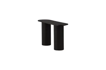 Bianca Sidebord 130x40x72 cm Oval - Sort - Møbler - Bord - Avlastningsbord - Lampebord & sidebord