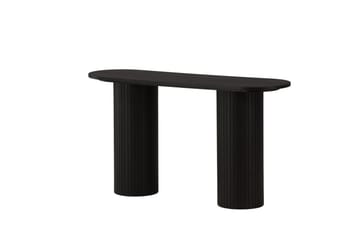 Bianca Sidebord 130x40x72 cm Oval - Sort - Møbler - Bord - Avlastningsbord - Lampebord & sidebord