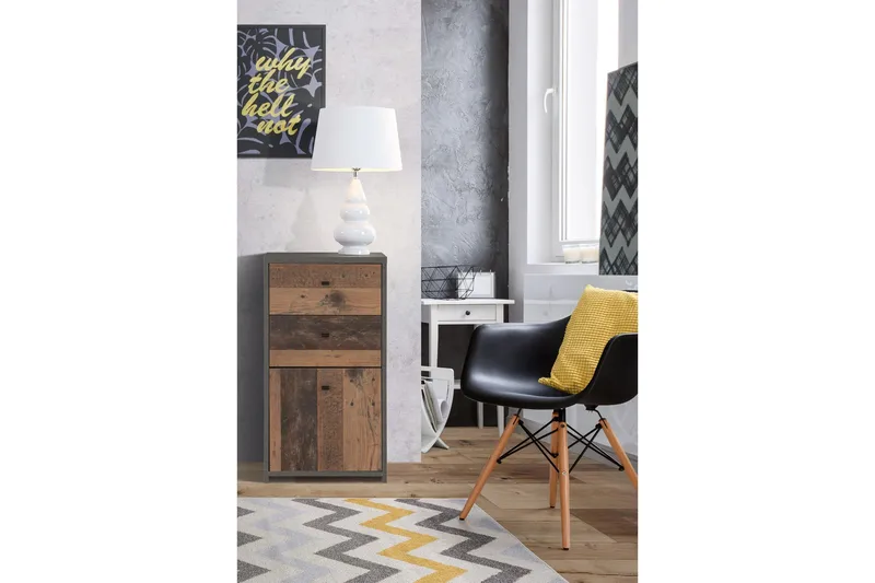 Broxton Sidebord 40 cm - Grå - Møbler - Bord - Avlastningsbord - Lampebord & sidebord