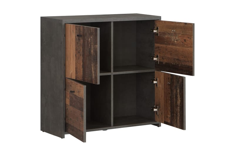 Broxton Sidebord 77 cm - Grå - Møbler - Bord - Avlastningsbord - Lampebord & sidebord