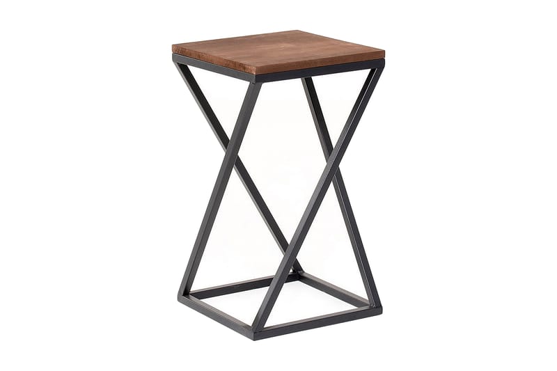Buluca Sidebord 35x63x35 cm - Brun/Svart - Møbler - Bord - Avlastningsbord - Lampebord & sidebord