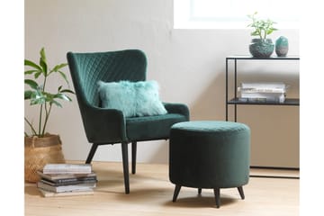 Burningham Avlastningsbord 35x90x80 cm - Svart - Møbler - Bord - Avlastningsbord - Lampebord & sidebord