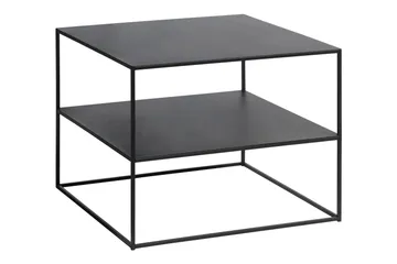 Burningham Avlastningsbord 65x65x50 cm - Svart - Møbler - Bord - Avlastningsbord - Lampebord & sidebord