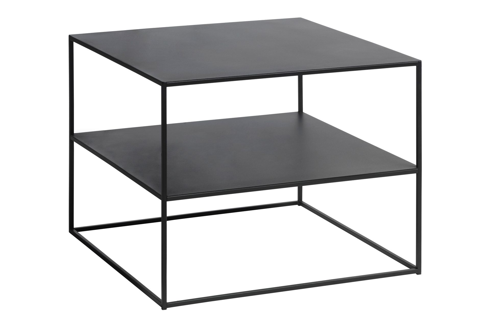 Burningham Avlastningsbord 65x65x50 cm - Svart - Møbler - Bord - Avlastningsbord - Lampebord & sidebord