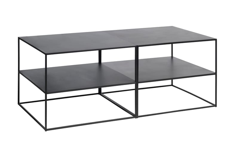 Burningham Avlastningsbord 65x65x50 cm - Svart - Møbler - Bord - Avlastningsbord - Lampebord & sidebord