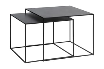 Burningham Sidebord 2 st - Svart - Møbler - Bord - Avlastningsbord - Lampebord & sidebord