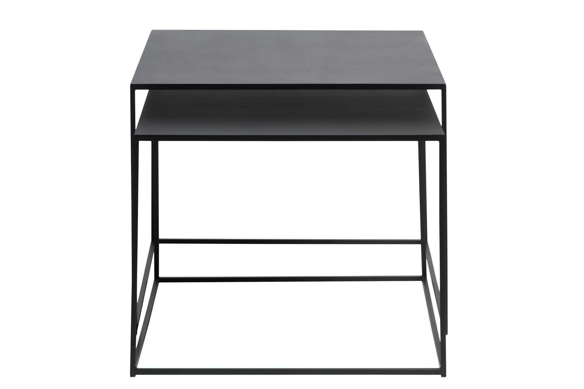 Burningham Sidebord 2 st - Svart - Møbler - Bord - Avlastningsbord - Lampebord & sidebord