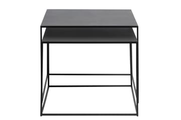 Burningham Sidebord 2 st - Svart - Møbler - Bord - Avlastningsbord - Lampebord & sidebord