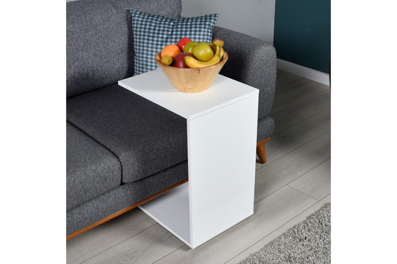 Coffee Table Hvit høyglans - Møbler - Bord - Avlastningsbord - Lampebord & sidebord