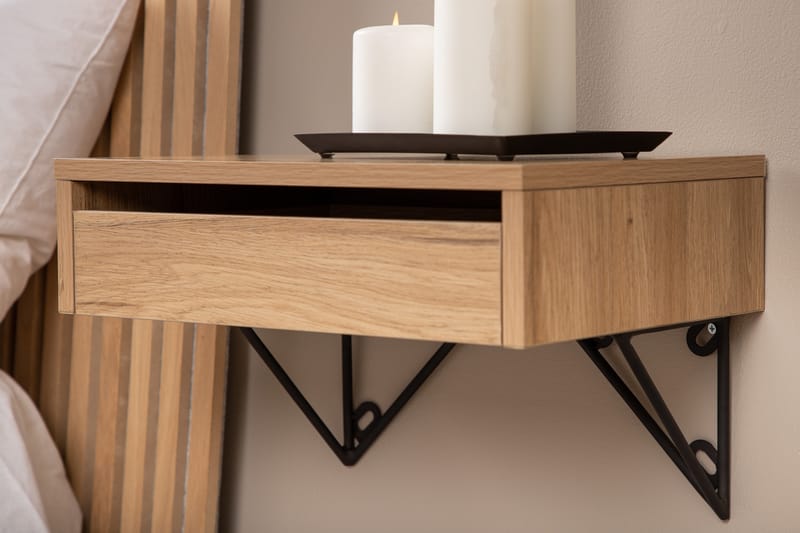 Depay Sidebord 41 cm - Eik - Møbler - Bord - Avlastningsbord - Lampebord & sidebord